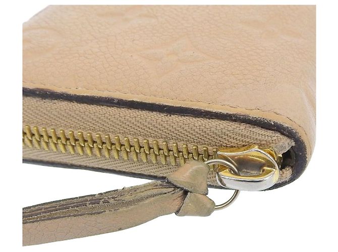 Cartera Larga Monogram Empreinte Louis Vuitton Beige - vista 5