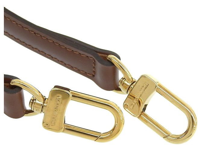 Cinghia a spalla in pelle marrone Louis Vuitton - vista 2