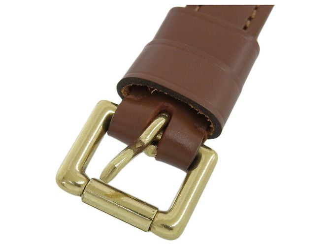 Cinghia a spalla in pelle marrone Louis Vuitton - vista 3