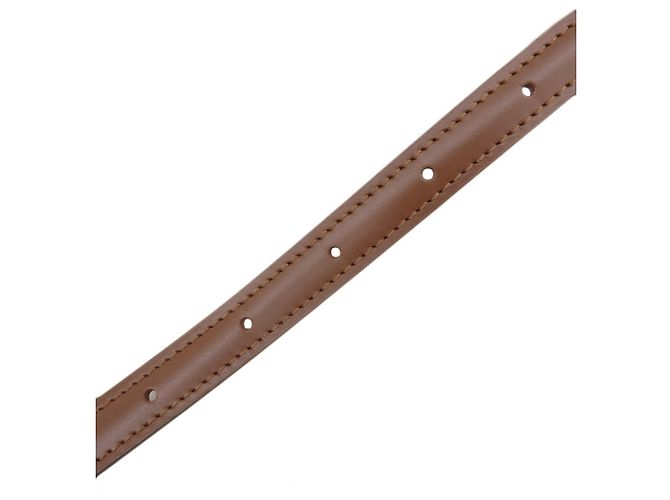 Cinghia a spalla in pelle marrone Louis Vuitton - vista 4
