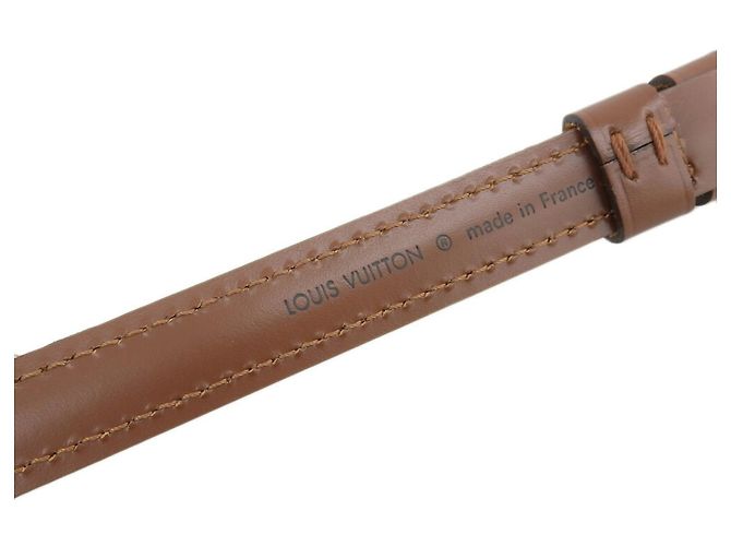 Cinghia a spalla in pelle marrone Louis Vuitton - vista 6