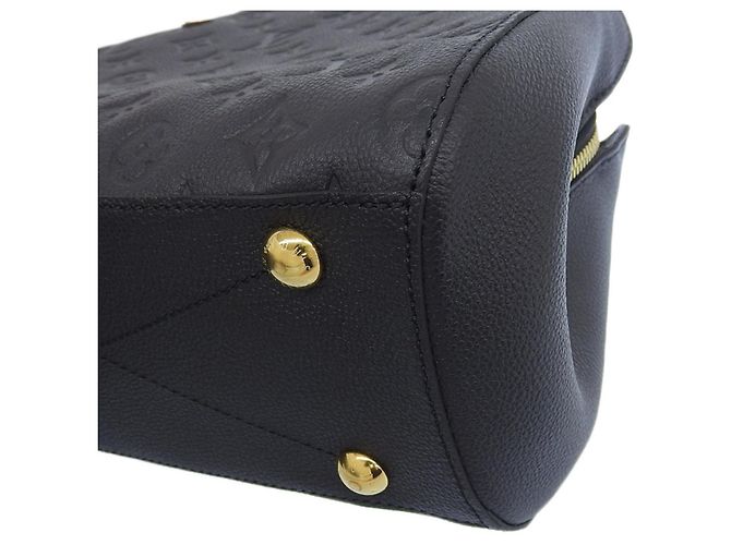Borsa Montaigne BB in Monogram Empreinte Louis Vuitton Nero - vista 5