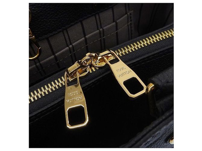 Borsa Montaigne BB in Monogram Empreinte Louis Vuitton Nero - vista 7