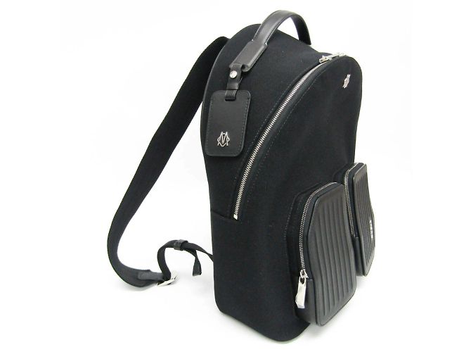 Rimowa Coach NEVER STILL Leder- und Canvas-Rucksack Schwarz - Ansicht 7