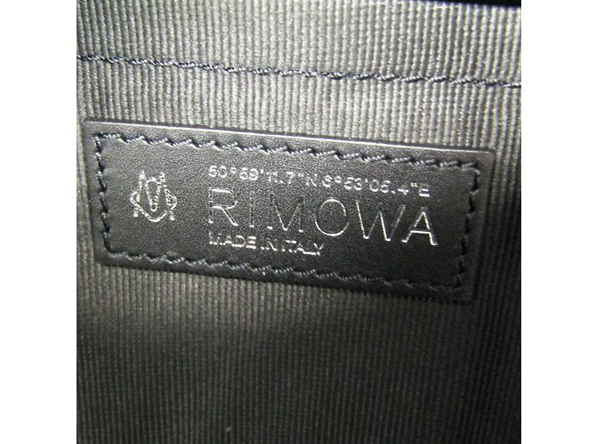 Rimowa Coach NEVER STILL Leder- und Canvas-Rucksack Schwarz - Ansicht 9