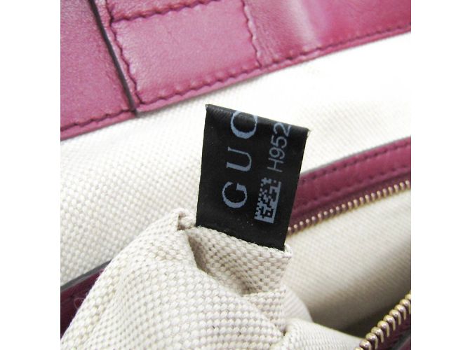 Gucci GG Canvas Mayfair Bandentasche Braun Beige Lila - Ansicht 15