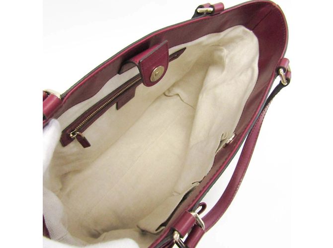 Gucci GG Canvas Mayfair Bandentasche Braun Beige Lila - Ansicht 3