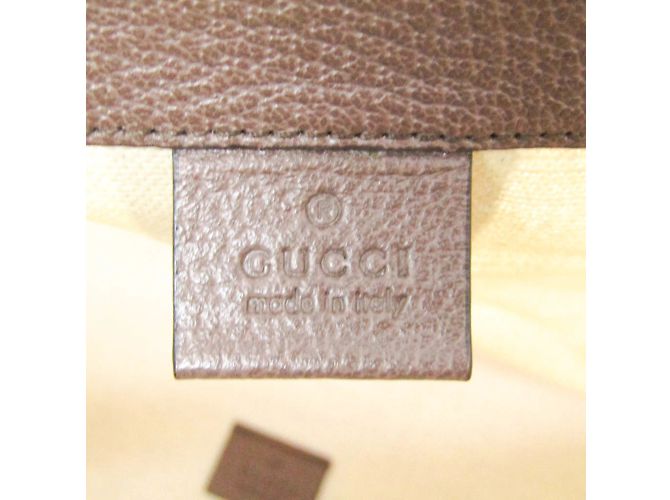 Borsa a spalla Gucci Sherry Line Interlocking G Bianco sporco - vista 12