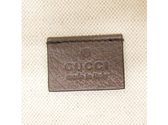 Borsa a spalla Gucci Sherry Line Interlocking G Bianco sporco - vista 14