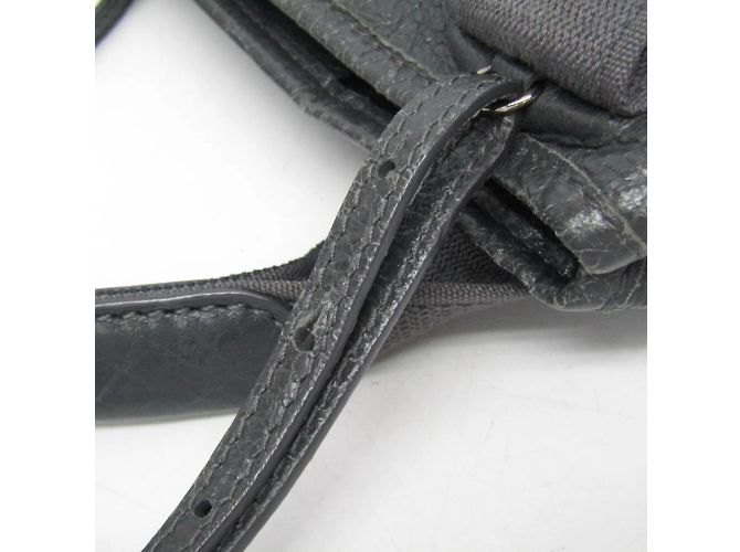 Borsa Balenciaga Navy Cabas XS 390346 Grigio antracite - vista 10