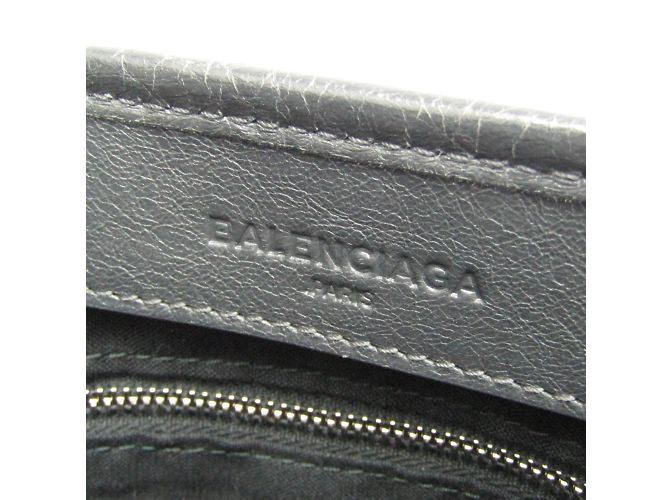 Borsa Balenciaga Navy Cabas XS 390346 Grigio antracite - vista 14