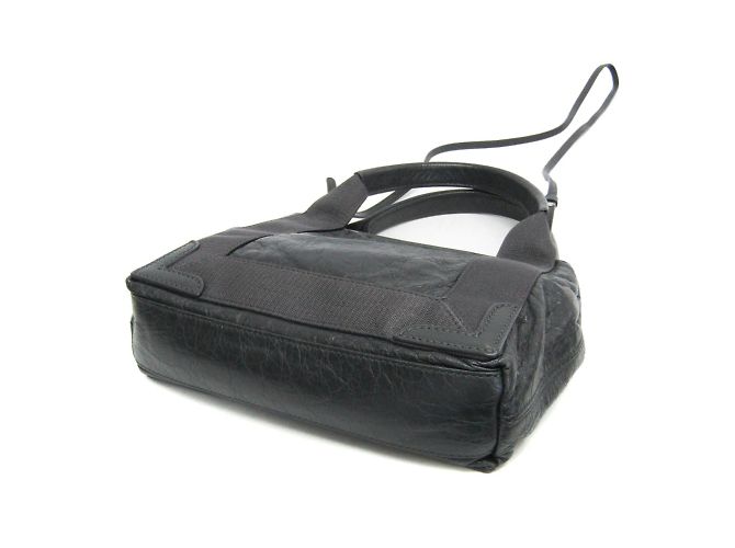 Borsa Balenciaga Navy Cabas XS 390346 Grigio antracite - vista 3