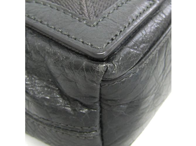 Borsa Balenciaga Navy Cabas XS 390346 Grigio antracite - vista 5