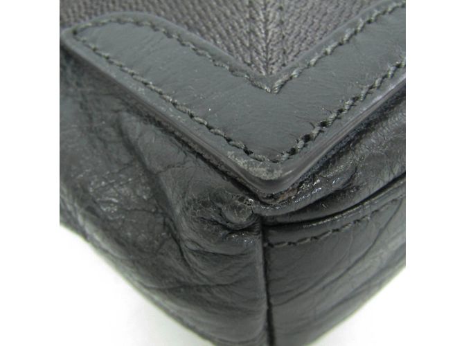 Borsa Balenciaga Navy Cabas XS 390346 Grigio antracite - vista 6