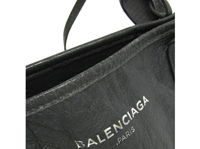 Borsa Balenciaga Navy Cabas XS 390346 Grigio antracite - vista 8