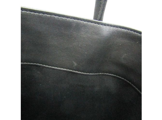 Schwarze Canvas-Tote von Salvatore Ferragamo - Ansicht 10
