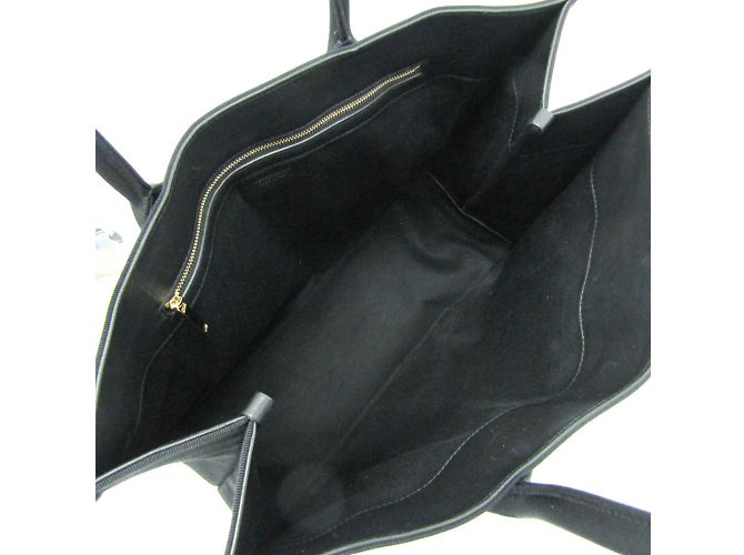 Schwarze Canvas-Tote von Salvatore Ferragamo - Ansicht 3