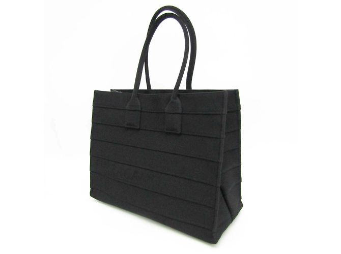 Schwarze Canvas-Tote von Salvatore Ferragamo - Ansicht 7