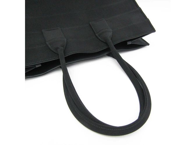 Schwarze Canvas-Tote von Salvatore Ferragamo - Ansicht 8
