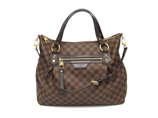 Evora Borsa Louis Vuitton Damier Évora MM Damier ebene - vista 2