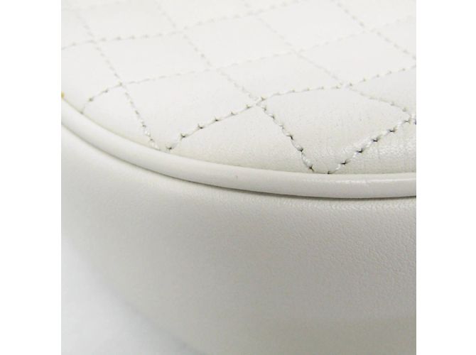 Céline Borsa a tracolla media Celine C Charm Bianco sporco - vista 8