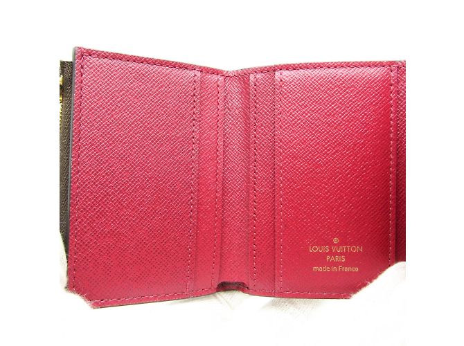 Billetera Monogram Zoe de Louis Vuitton Castaño Fucsia - vista 11