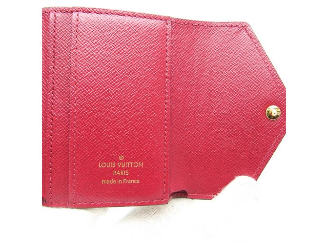 Billetera Monogram Zoe de Louis Vuitton Castaño Fucsia - vista 12