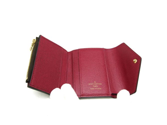 Billetera Monogram Zoe de Louis Vuitton Castaño Fucsia - vista 3