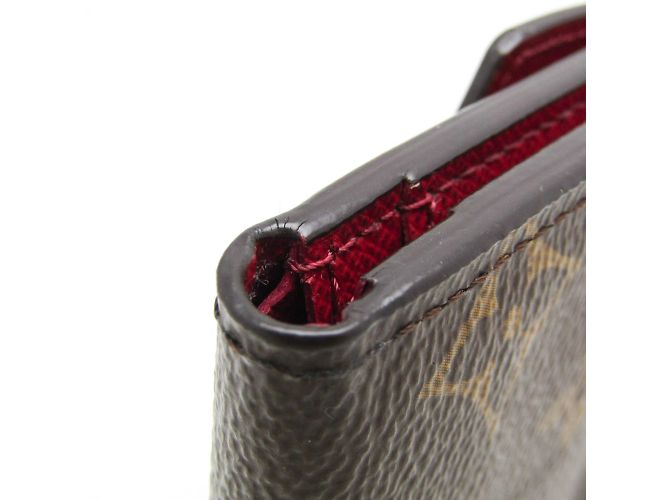 Billetera Monogram Zoe de Louis Vuitton Castaño Fucsia - vista 6