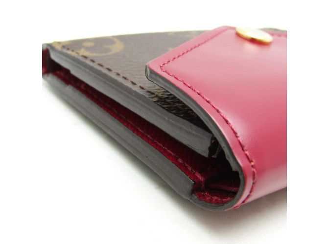 Billetera Monogram Zoe de Louis Vuitton Castaño Fucsia - vista 7