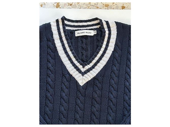 Autre Marque Weiß Blau Saint Tropez Marineblau - Ansicht 3