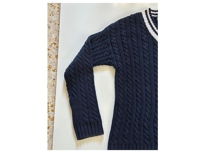 Autre Marque Weiß Blau Saint Tropez Marineblau - Ansicht 5
