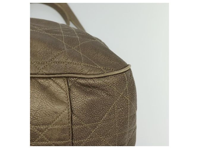 Borsa a Spalla Canage in Pelle Marrone Christian Dior Auth ep8509 - vista 14