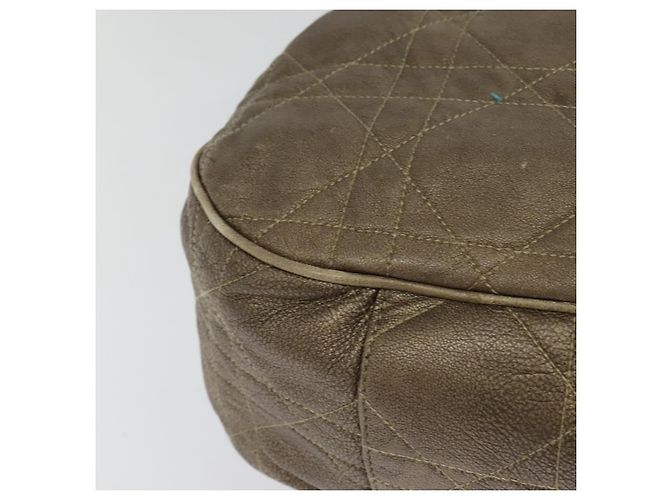 Borsa a Spalla Canage in Pelle Marrone Christian Dior Auth ep8509 - vista 15