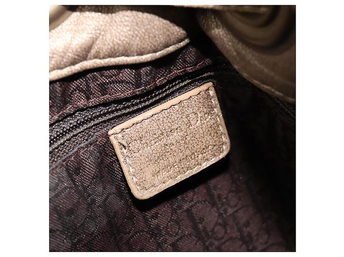 Borsa a Spalla Canage in Pelle Marrone Christian Dior Auth ep8509 - vista 17