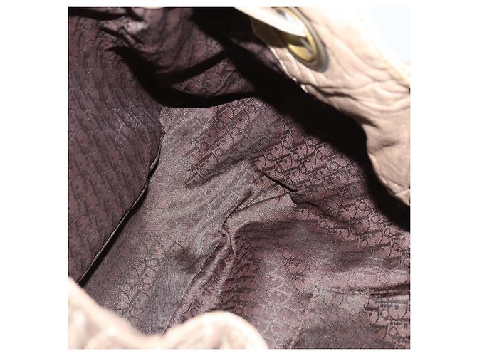 Borsa a Spalla Canage in Pelle Marrone Christian Dior Auth ep8509 - vista 18