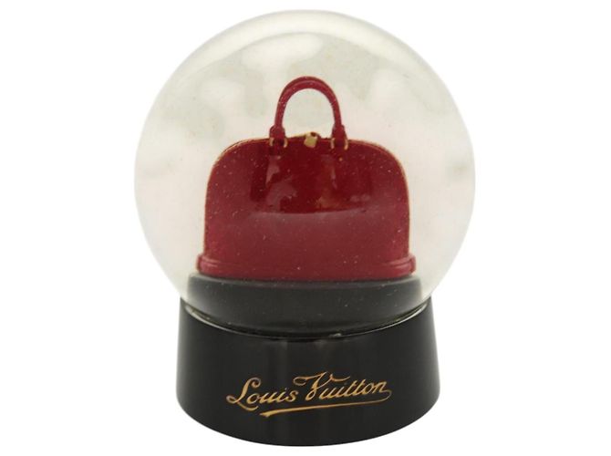 LOUIS VUITTON Snow Globe Alma VIP Limited Clear Red LV Auth ac3729 - view 13