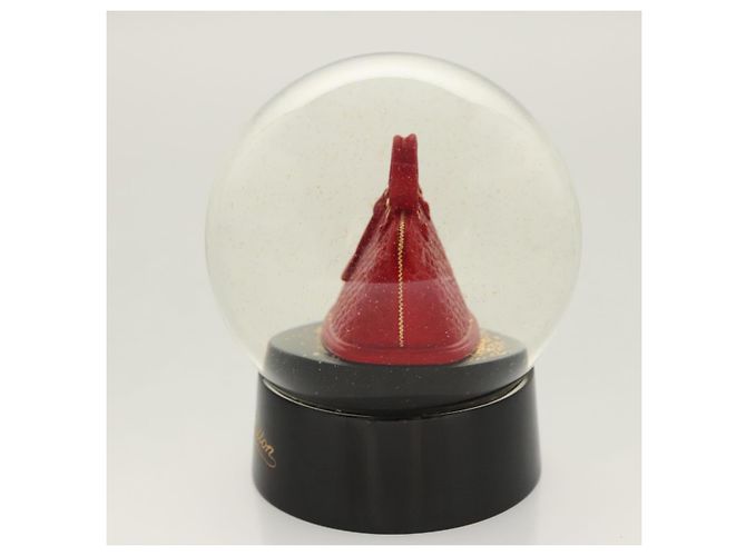 LOUIS VUITTON Snow Globe Alma VIP Limited Clear Red LV Auth ac3729 - view 3