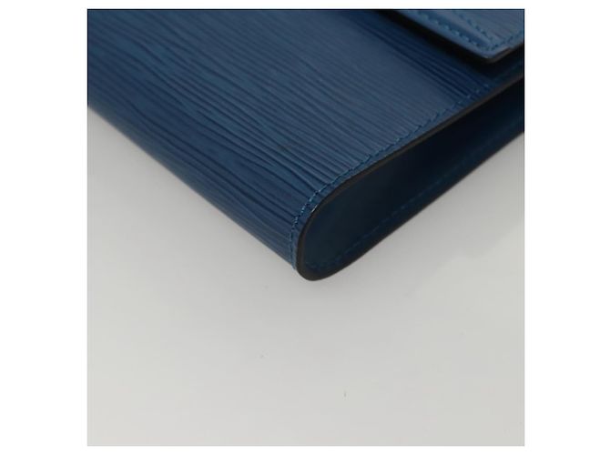 LOUIS VUITTON Epi Pochette Arche Borsa a Spalla Blu M52575 LV Auth KD396 - vista 16