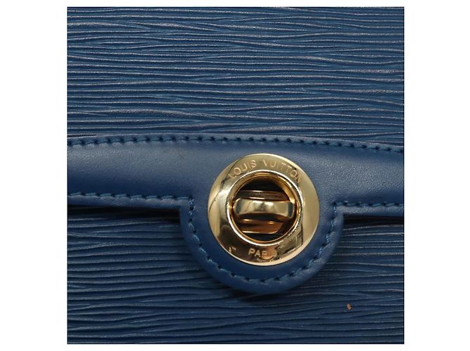 LOUIS VUITTON Epi Pochette Arche Borsa a Spalla Blu M52575 LV Auth KD396 - vista 19