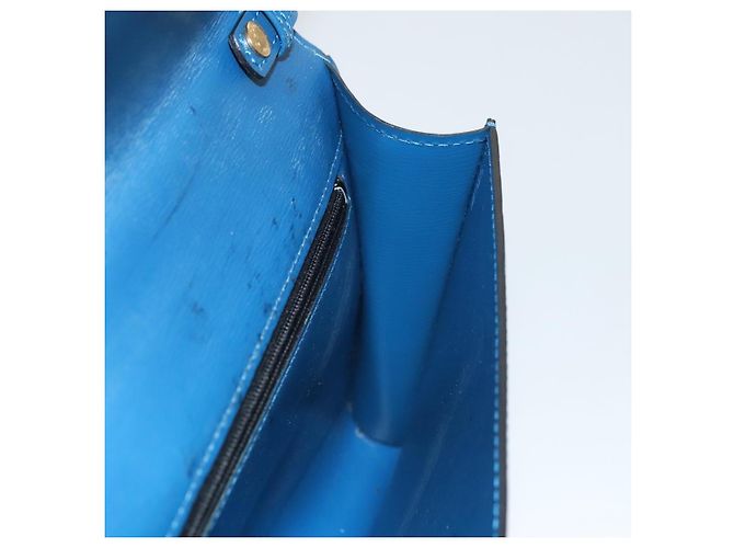 LOUIS VUITTON Epi Pochette Arche Borsa a Spalla Blu M52575 LV Auth KD396 - vista 21