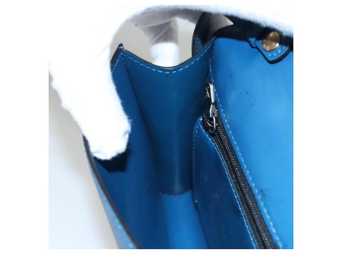 LOUIS VUITTON Epi Pochette Arche Borsa a Spalla Blu M52575 LV Auth KD396 - vista 22