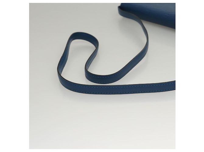 LOUIS VUITTON Epi Pochette Arche Borsa a Spalla Blu M52575 LV Auth KD396 - vista 7