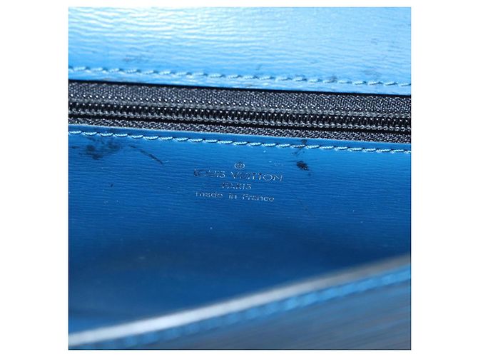 LOUIS VUITTON Epi Pochette Arche Borsa a Spalla Blu M52575 LV Auth KD396 - vista 9