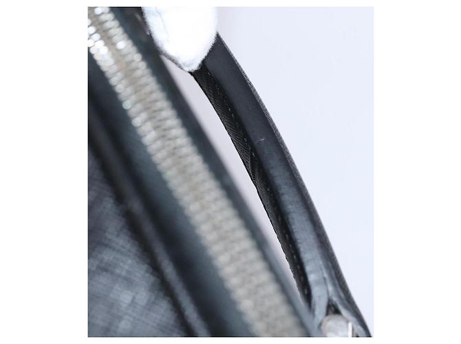 Saffiano Valigia PRADA in pelle Safiano nera Auth ep8401 Nero - vista 15