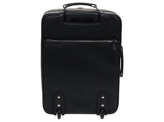 Saffiano Valigia PRADA in pelle Safiano nera Auth ep8401 Nero - vista 2
