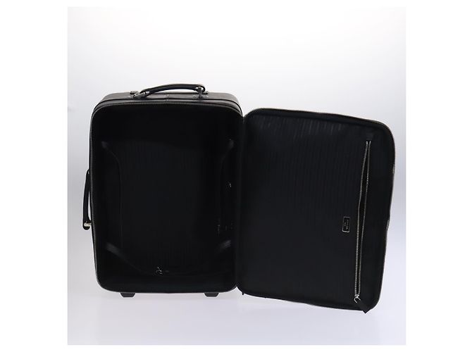 Saffiano Valigia PRADA in pelle Safiano nera Auth ep8401 Nero - vista 25