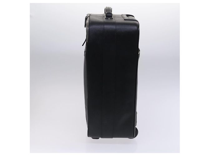 Saffiano Valigia PRADA in pelle Safiano nera Auth ep8401 Nero - vista 3