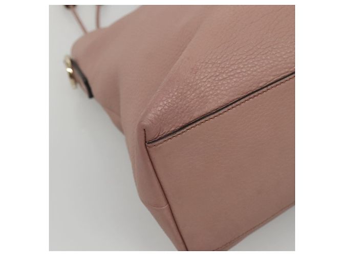 Borsa a mano in pelle GUCCI 2way Rosa Oro 365346 Auth bs24266 D'oro - vista 14