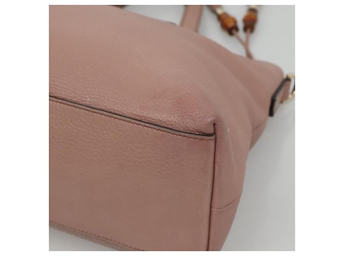 Borsa a mano in pelle GUCCI 2way Rosa Oro 365346 Auth bs24266 D'oro - vista 15